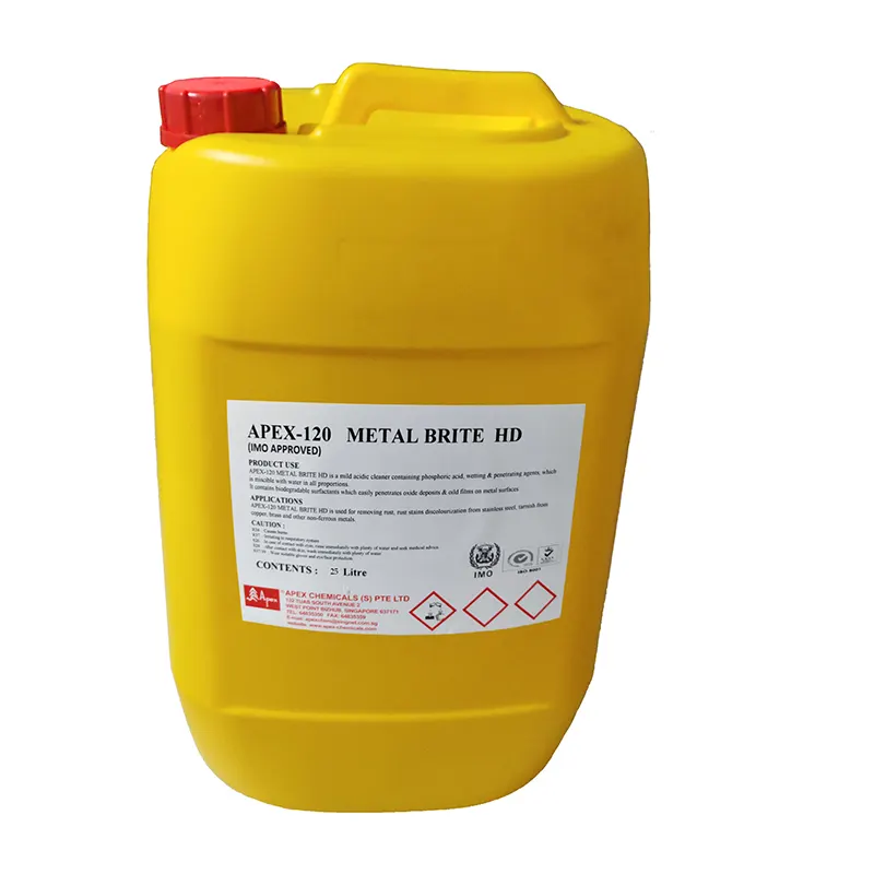 Hóa chất tẩy rỉ sét bề mặt kim loại Apex APEX-120 METAL BRITE HD - 25 Lít