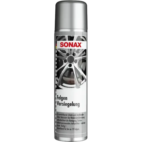 Hóa chất bảo vệ mâm, vành Sonax Wheel rim coating 436300 chất chống thấm bảo vệ vành mâm Sonax Wheel rim coating ưng dụng công nghệ mới của Đức tạo ra một lớp phủ polymer bảo vệ dày, bóng, ngăn