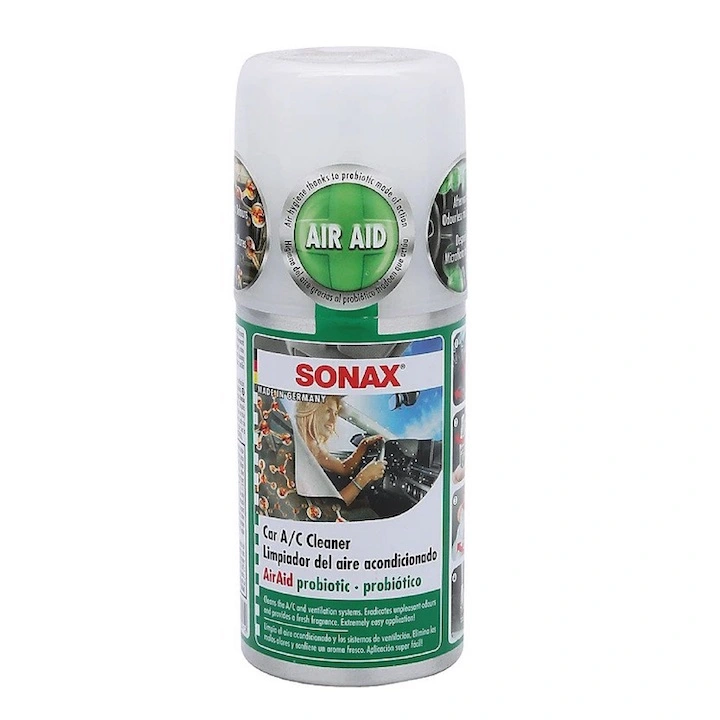 Sản phẩm khử mùi làm sạch điều hòa dạng hơi SONAX A/C Cleaner 323100