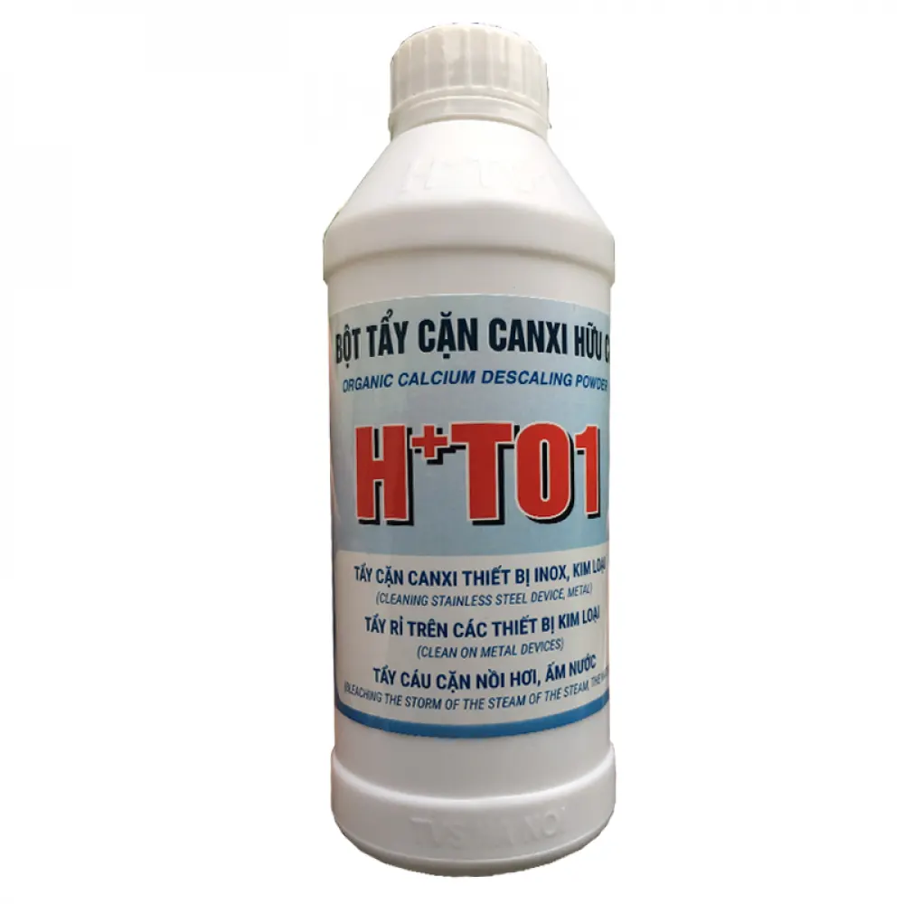 Chất tẩy cặn canxi trên thiết bị vệ sinh H+T01