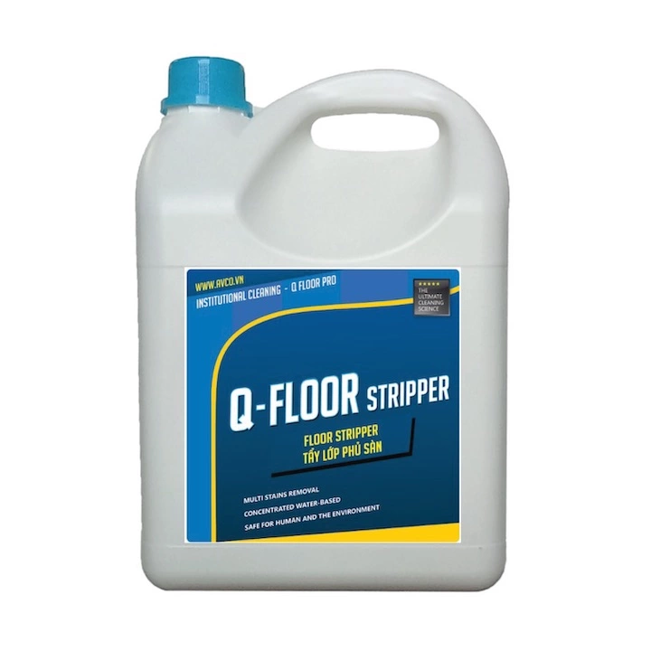 Chất tẩy lớp phủ sàn AVCO Q-Floor Stripper 4L (tỉ lệ pha loãng 1:4 - 1:10)