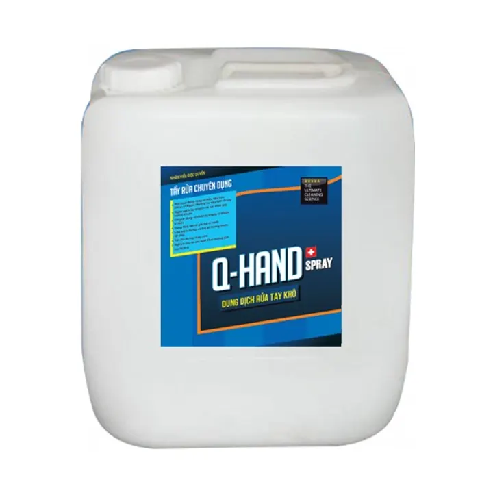 Dung dịch rửa tay khô AVCO Q-HAND SPRAY 20L - Viện Pasteur chứng nhận