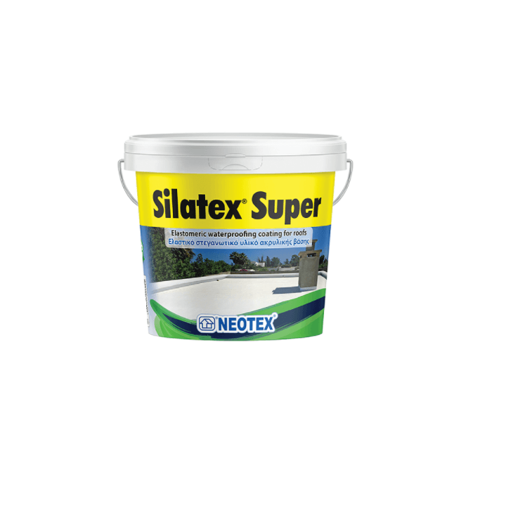 Vật liệu chống thấm Silatex Super màu Trắng/Xám NEOTEX 5kg