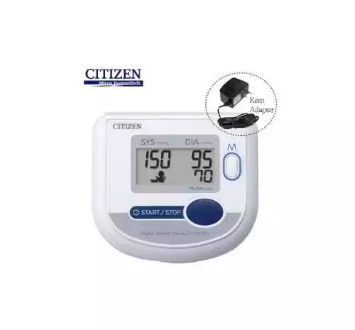 Máy đo huyết áp điện tử bắp tay (Có adapter) Citizen CH-453 AC