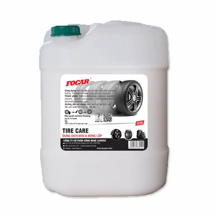 Dung dịch dưỡng đen bóng lốp Focar Tire Care FC145200 20L