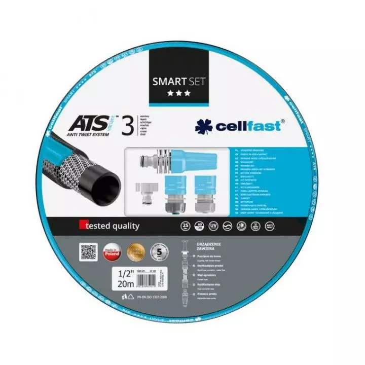 Bộ đầu tưới phun mưa Smart Ats Variant 1/2'' Cellfast 13-190 