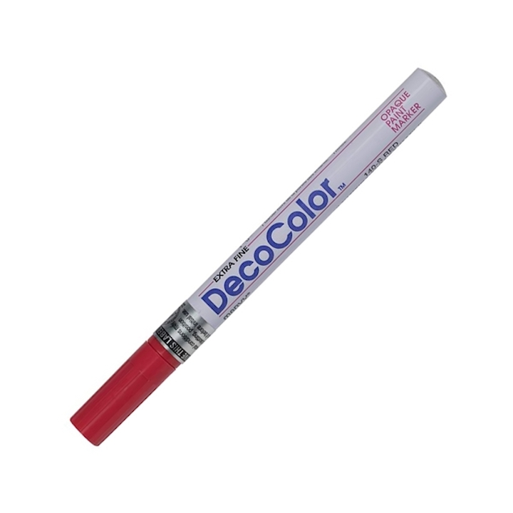 Bút sơn công nghiệp Marvy Uchida DecoColor 140 ngòi kim 0.8mm Màu Đỏ