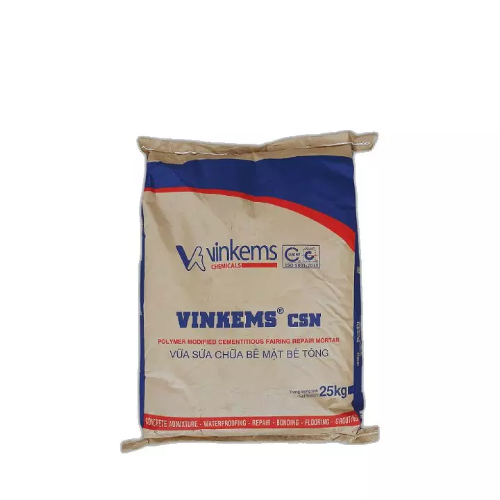 Vữa sửa chữa bề mặt bê tông VINKEMS® CSN 25 kg/bao
