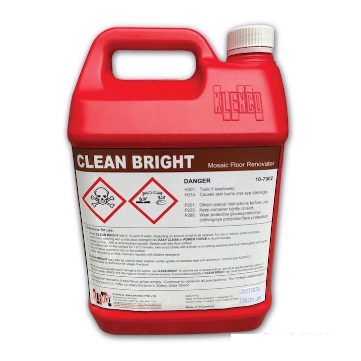 Nước tẩy cặn rỉ sét cực mạnh Klenco Clean Bright 5L