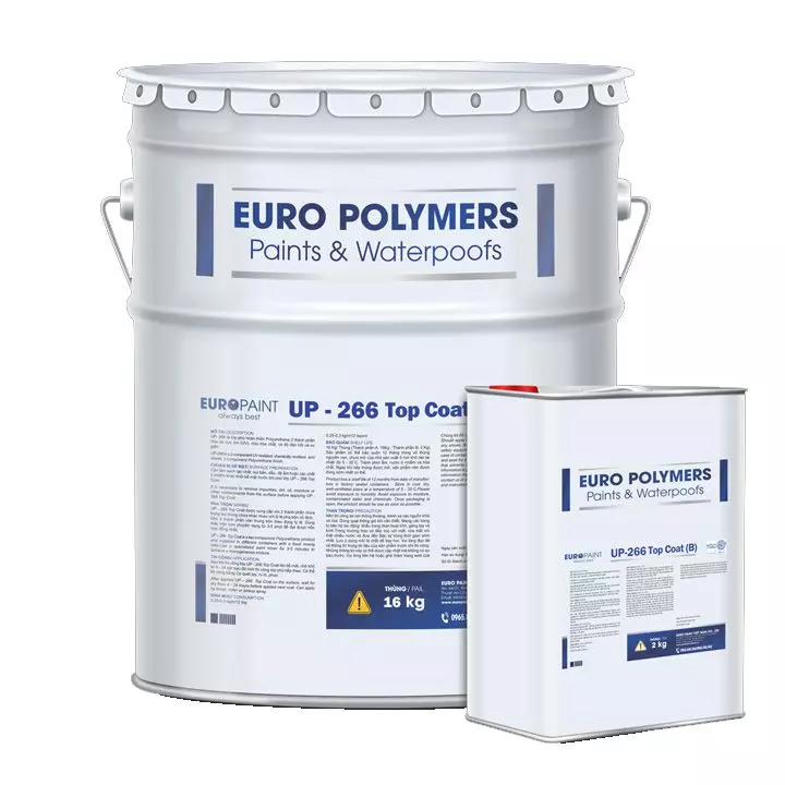 Euro Polymers UP-266 Top Coat - 2 thành phần gốc Polyurethane 18kg