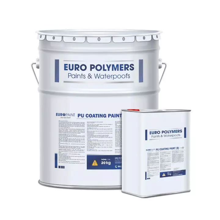 Sơn Euro Polymers PU Coating Paint - 2 thành phần gốc Polyurethane 4.4Kg