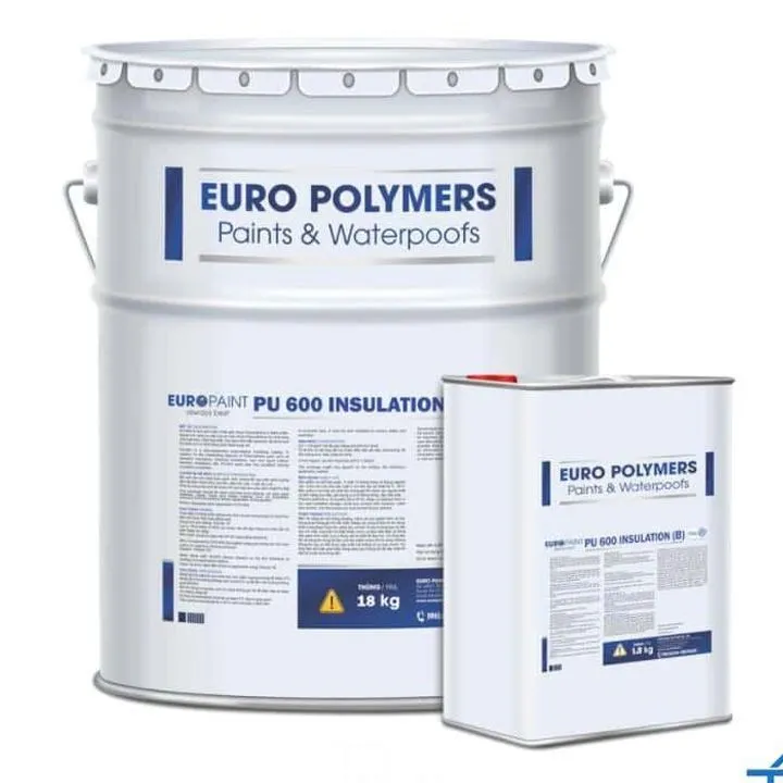 Sơn chống nóng Euro Polymers PU 600 Insulation - 2 thành phần gốc Polyurethane 4.95Kg