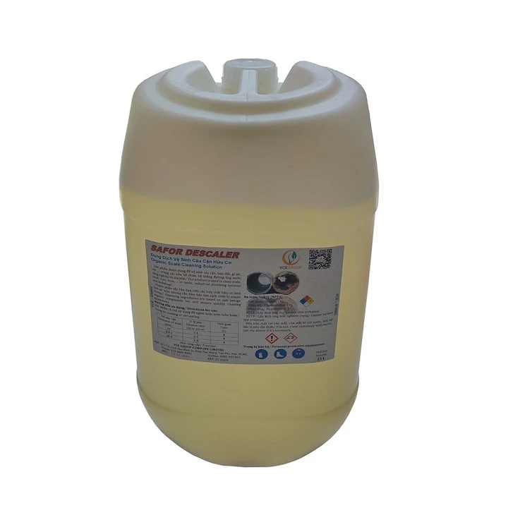 Hóa chất vệ sinh tẩy cáu cặn hữu cơ SAFOR DESCALER VCE-010003 25L