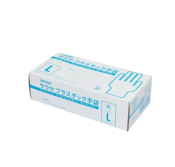 Găng tay Vinyl không bột Saraya Disposable Vinyl Powder Free Gloves, 5gam Size L