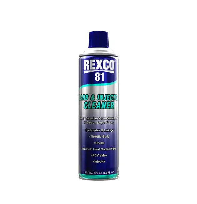 Dung dịch tẩy rửa hệ thống phun nhiên liệu và bộ chế hòa khí REXCO 81 CARB & INJECTOR CLEANER 300 ML/ 225 G/ 10.1 FL OZ