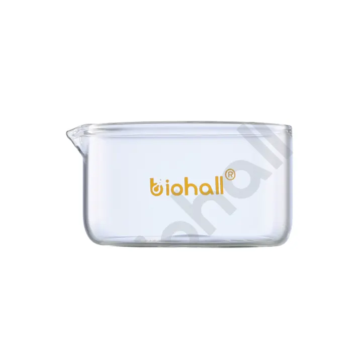 Chậu thủy tinh có mỏ Biohall 200ml 80x45mm BLS.2014