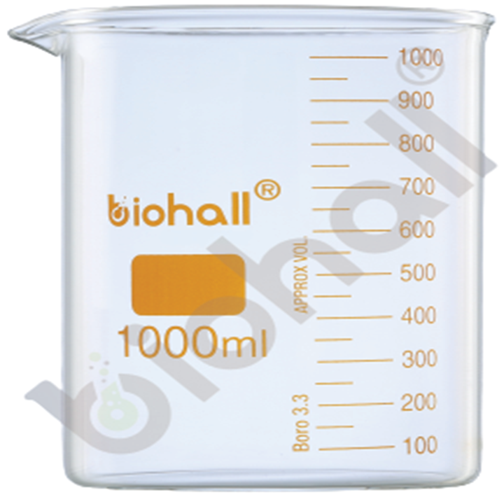 Cốc thấp thành Biohall màu trắng 10000ml BLS.1000.16