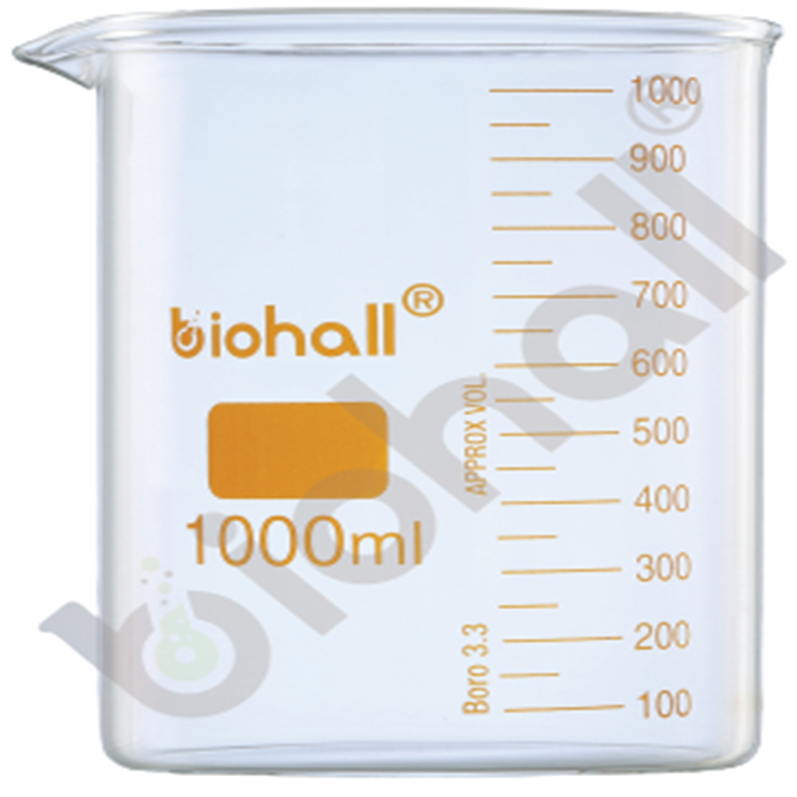 Cốc thấp thành Biohall màu trắng 10ml BLS.1000.02