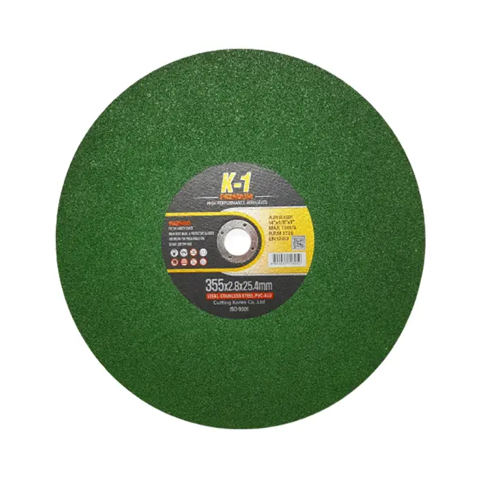 Đá cắt K-1 Cutting Korea C355X màu xanh 355x2.8x25.4mm
