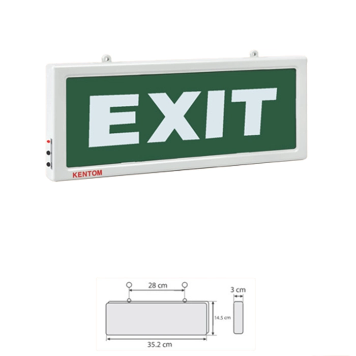 Đèn lối thoát Exit KENTOM KT-110 1 mặt