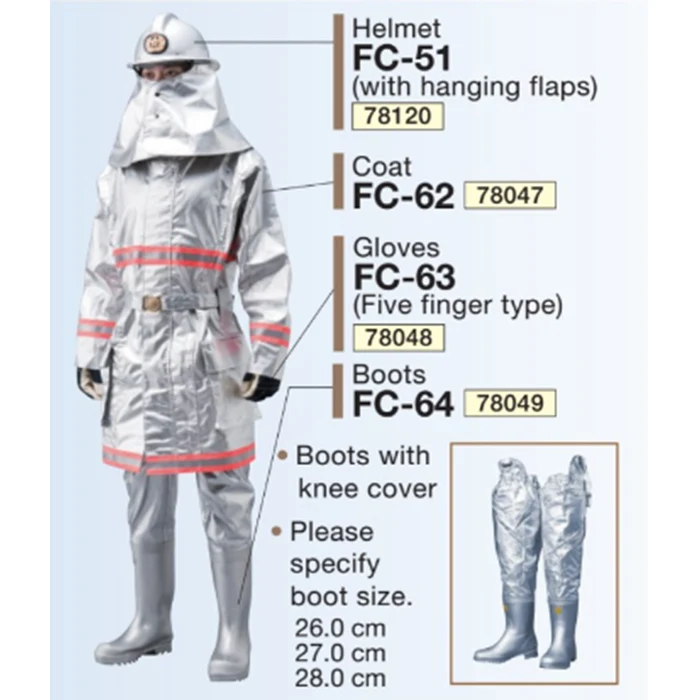 Quần áo cứu hỏa Shigematsu FC 60