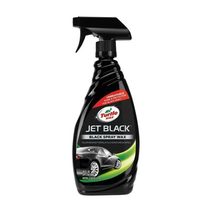 Dung dịch bảo dưỡng Turtle Wax Jet Black xịt làm bóng sơn xe màu đen 680ml