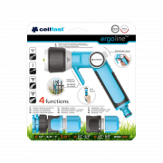 Bộ vòi tưới tay gạt nhiều chế độ Ergo Cellfast 53-530