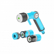 Bộ vòi tưới tay gạt nhiều chế độ Ergo Cellfast 53-535