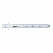 Thước lá inox mạ nhũ bạc Shinwa 13242 15cm