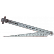 Thước lá kết hợp đo khe lỗ Shinwa 62612