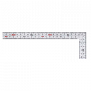 Thước ke vuông mạ nhũ bạc Niigata Seiki MT-30