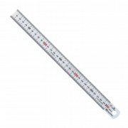 Thước lá inox mạ nhũ bạc Niigata Seiki SV-600 60cm