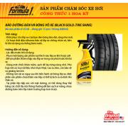 Bảo dưỡng đen và đánh bóng vỏ xe (dạng xịt) - Black Gold Formula 1 TRF1615258