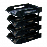 Kệ nhựa 4 tầng thanh trụ Xukiva 190-4