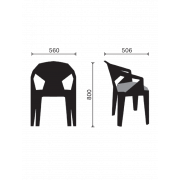 Ghế cafe Muze Merryfair 