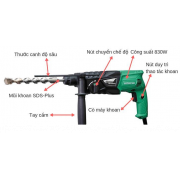 Máy khoan động lực Hitachi DH26PB