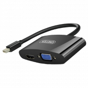Dây cáp Mini Displayport - VGA - HDMI Unitek Y-6328BK
