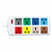 Ổ cắm kéo dài đa năng LiOA 8D52WN