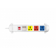 Ổ cắm kéo dài đa năng xoay có cổng sạc USB 5V-1A LiOA 4D32WN2XUSB