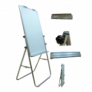 Bảng flipchart chân gấp chữ U Bavico FDK 06 120 x 160 cm