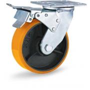 Bánh xe PU càng xoay khoá kép Happy Move 1PR-8149UCP200P80