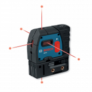 Máy định vị laser 5 điểm Bosch GPL 5
