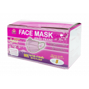 Khẩu trang y tế 3 lớp Vinamask hồng 50 hộp (hộp 55 cái)