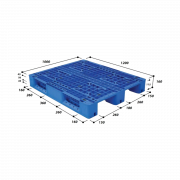 Pallet nhựa tải trọng trung bình MS EN4-1210- 3