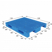Pallet nhựa tải trọng hạng nặng MS EN4-1311- 2