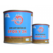 Sơn sắt mạ kẽm 2 thành phần Epoxy 2K lót Rồng Đỏ màu trắng