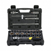 Bộ socket 24pcs ½ 6pts metric Stanley STMT72795