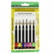 Tô vít điện tử 6 chiếc - cán đen Sellery 11-142