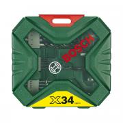 Bộ mũi khoan và vặn vít X-Line 34 chi tiết Bosch 2607010608