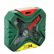 Bộ mũi khoan và vặn vít X-Line 34 chi tiết Bosch 2607010608